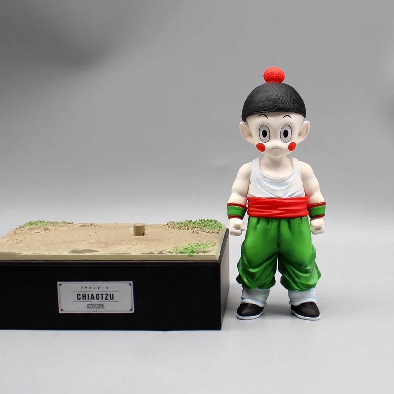 Figurine d'action Dragon Ball Anime, Tien Kendhan Chaoz, Gk, modèle fait à la main, statue entourant le bureau, jouets de collection, cadeau, nouveau