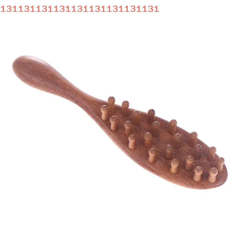 متعددة الوظائف الخشب العلاج تدليك مشط فروة الرأس رئيس مدلك خشب الصندل الطبيعي التعميم الأسنان غواشا كشط الجسم مدلك