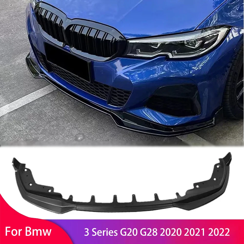 

MP Style Front Bumper Splitter Lip for BMW 3 Series G20 G28 2020 2021 2022 Spoiler Diffuser Guard Body Kit Front Shovel Surround