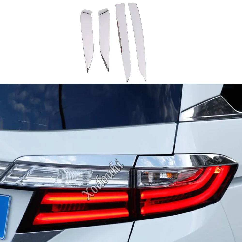 

Для Honda Odyssey 2015 2016 2017 2018 2019 2020 2021 ABS хромированный задний фонарь, лампа для бровей, накладка, автомобильные аксессуары, рамка