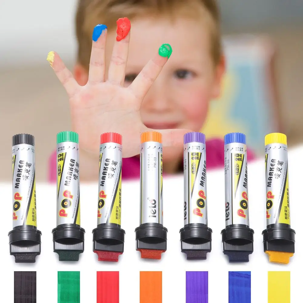 

Poster Pen Refillable Special Art Drawing Poster POP Waterproof 20mm Sketching Graffiti Markers Marker Pen Paint Permanent