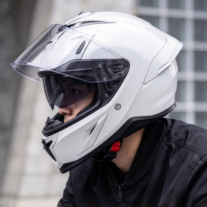 Capacete de motocicleta integr - Motorcycle Helmet Sun Visor Inner avaliação e preço