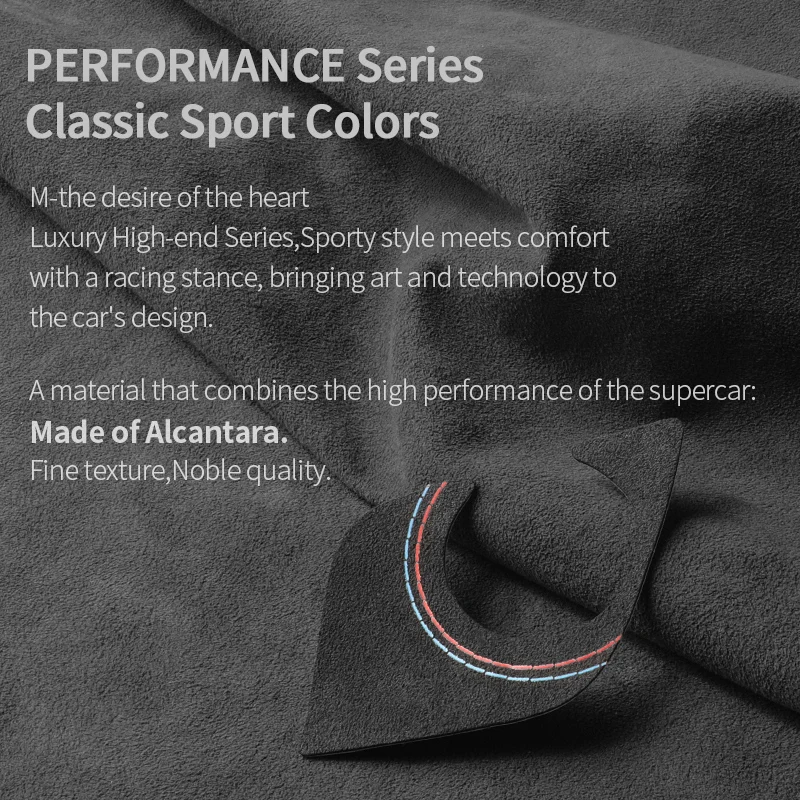 Made of Alcantara For BMW 5 Series G30 G38 6GT Center Console Gear Shift Panel Trim Sticker Car Premium Interior Accessories view 3