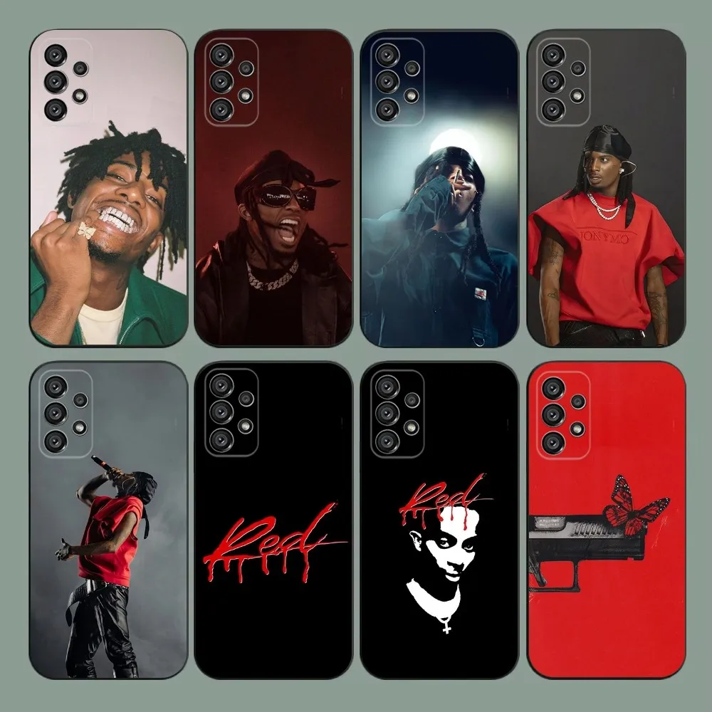 Playboi C-Carti Rapper Phone Case For Samsung Galaxy A20,A21s,A22,A31,A32,A52,A53,A72,73,A80,A91 Soft Black Cover