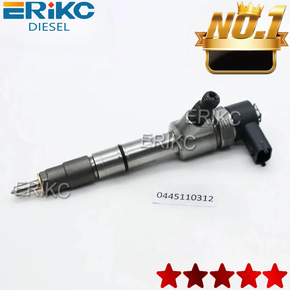 

0445110312 Auto Fuel Injection 0 445 110 312 Diesel Spare Parts Inyector 0445 110 312 ERIKC Common Rail Injector