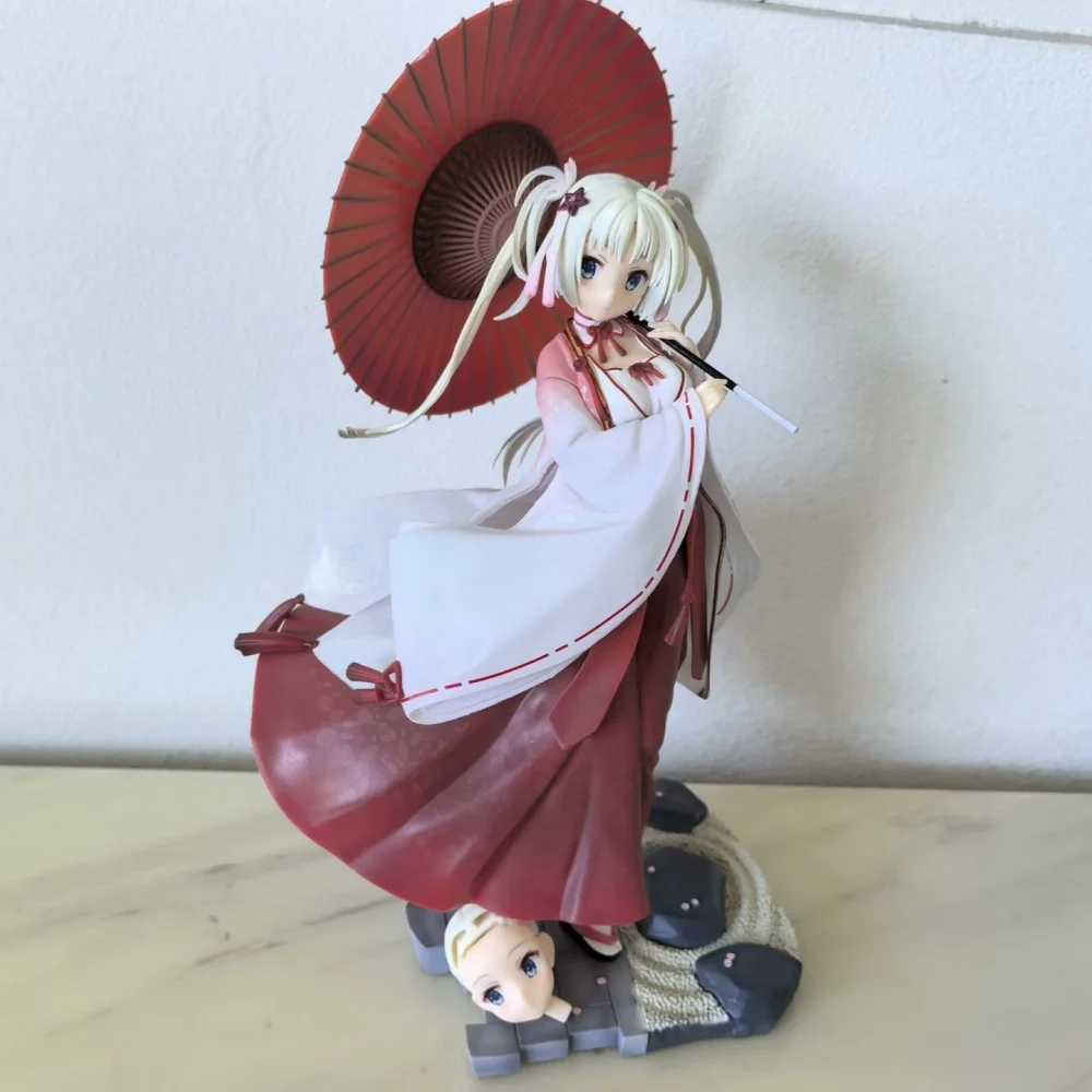 

Аниме Senren Banka Tomotake Yoshino ПВХ фигурку Коллекционная модель игрушки куклы 27 см