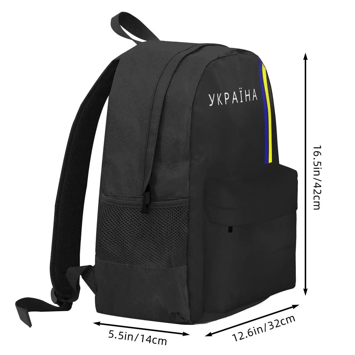 Ukraine Flag Women Backpack 3D Print Fashion Student School Bag Laptop Backpack Kids Large Capacity Rucksack