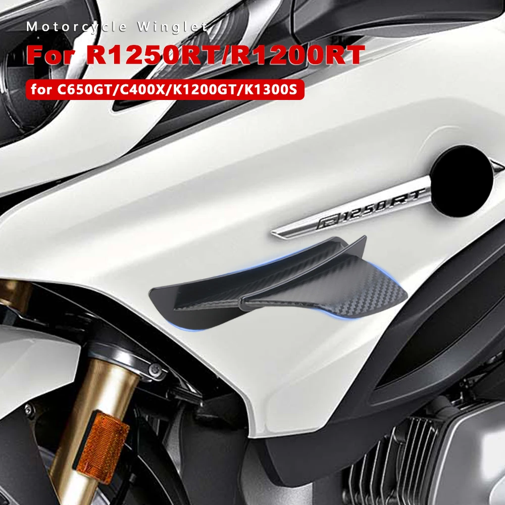 Motorcycle Winglet ABS Plastic Wing Spoiler for BMW R1250RT R1200RT R1150RT C650GT C400X F800GT F800ST K1200S K1300S Accessories