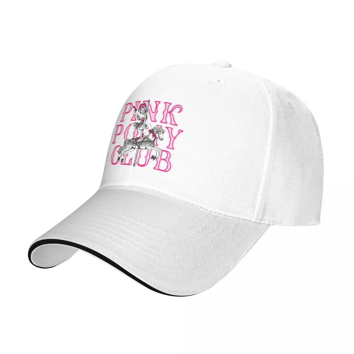 Chappell Roan Pink Pony Club Baseball Caps Fashion 2024 Midwest Princess Tour Sandwich Caps Unisex Polyester Sun Hat Activities