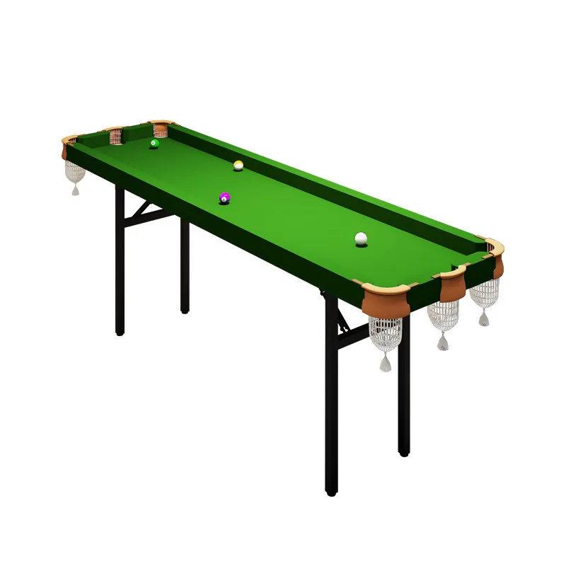 Training pool table Five-point practice artifact Solid wood adult indoor household folding table Small accurate pool table