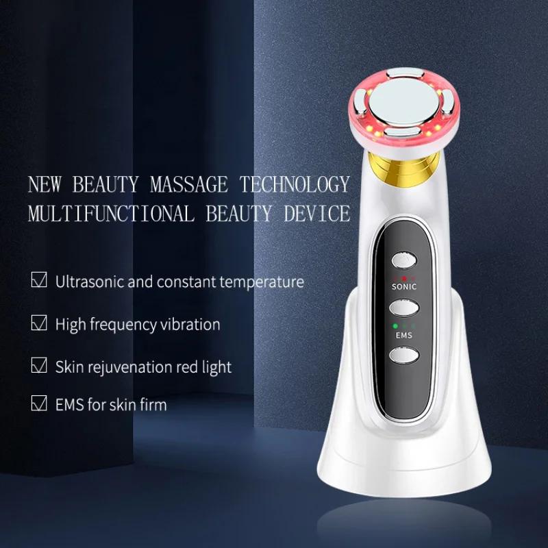 Handheld Instrument Face Lifting LED Massager Beauty Device Home Use Skin Care Tool