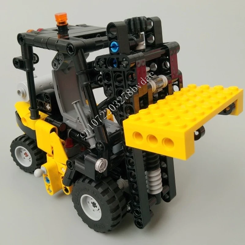 ชุดรถยกขนาดเล็ก MOC 333 ชิ้น ชุดรถไฟด่วน ของเล่นตัวต่อสถาปัตยกรรม ของขวัญวันคริสต์มาส วันเกิด สำหรับเด็ก