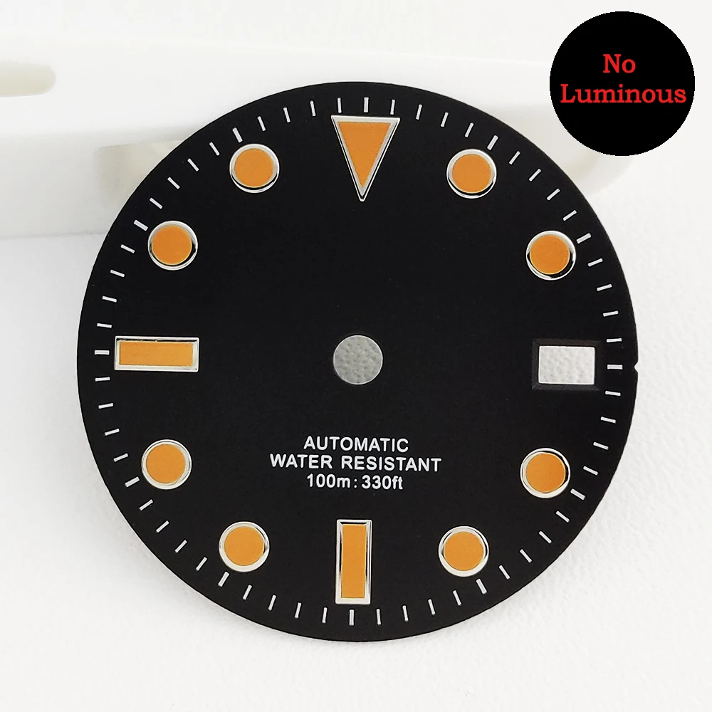 28.5mm Watch Dial NH35 Sterile Dial With Calendar Window Suitable For NH35/NH36 Movement Watch Repair Accessories