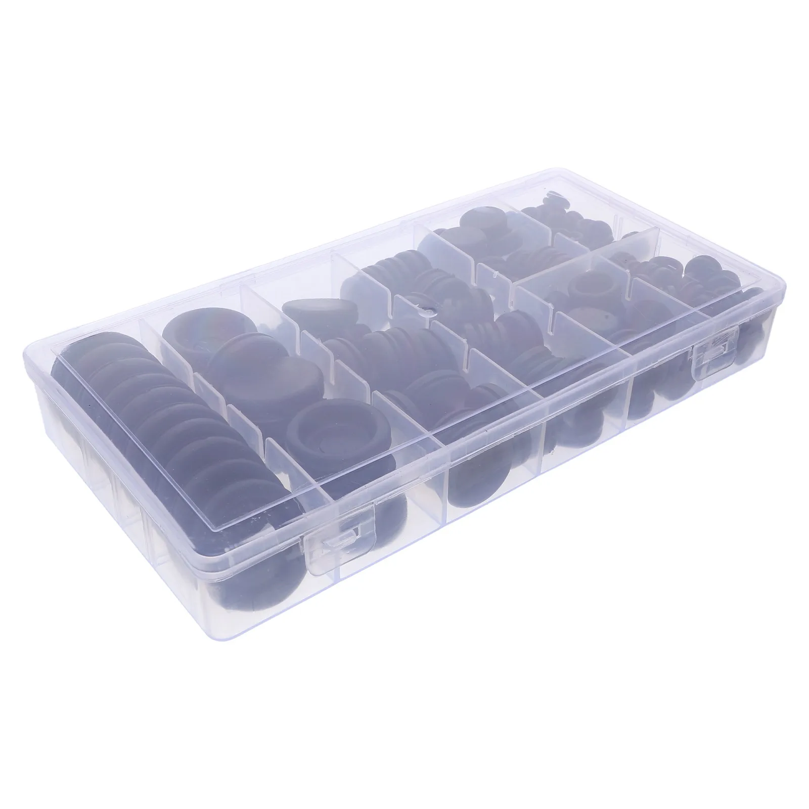 

200 Pcs Cable Wire Guard Ring Grommet Kit Wires Protector Electrical Gasket Rubber Flexible Grommets