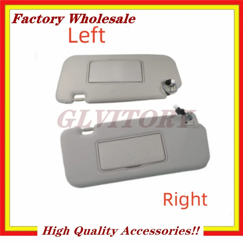 

Left Right Side Sun Visor with Mirror 96401-1AA1B 96400-1AA1B Gray Sun Visor 964011AA1B 964001AA1B For Nissan Murano 2009-2014