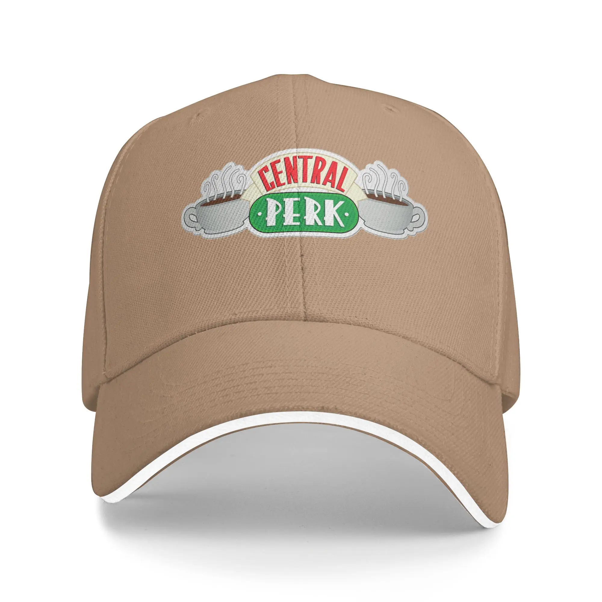 Hot Sale Baseball Cap Coffee Shop Central Perk 2 Baseball Cap  Sport Sharp Visors  Vlog Shooting Sharp Visors