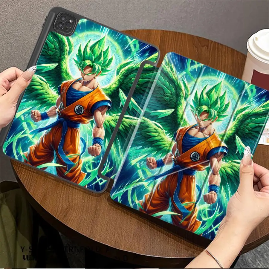 

Чехол-подставка Dragon Ball Son Goku Beerus для планшетов iPad Pro 2025, Air 4, 5, M3, M2, 1, 2, M4, 11 дюймов, Pro 11-го, 10-го, 9-го, 8-го, 7-го поколений