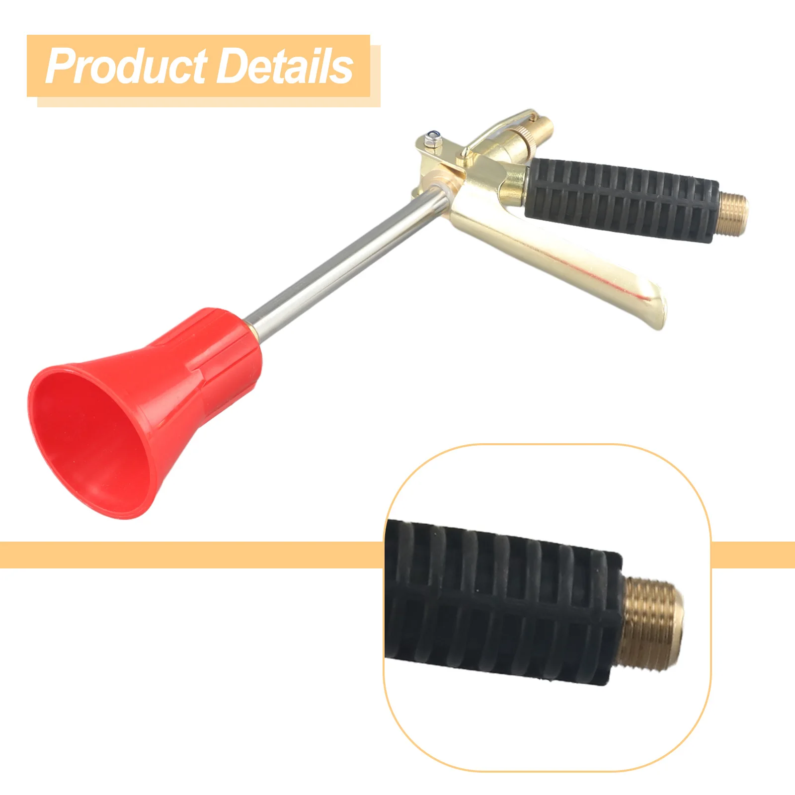 

Большой красный шляпа, медный опрыскиватель высокого давления, сельскохозяйственный опрыскиватель, ветрозащитный эффект, несколько режимов вывода воды, универсальное использование