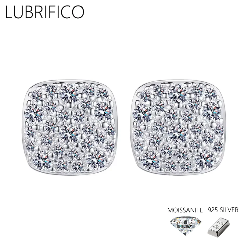 

1.2mm-2mm Moissanite Round Shape Studs Earrings 925 Streling Silver Lad Diamond Earring For Women Fine Jewelry Wedding Party