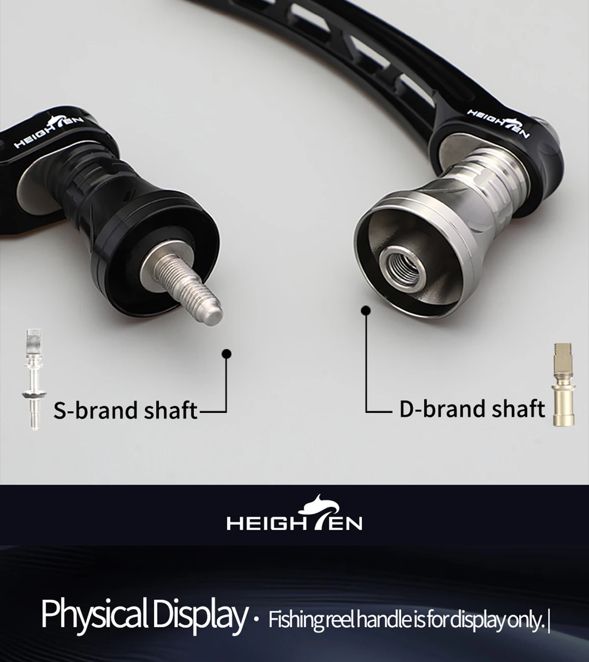 HEIGHTEN Spinning Wheel Single Shake 65mm kann in 70mm umgewandelt werden mit rundem Griff-Pillen-Element 38mm Modifikationszubehör – Detail 12