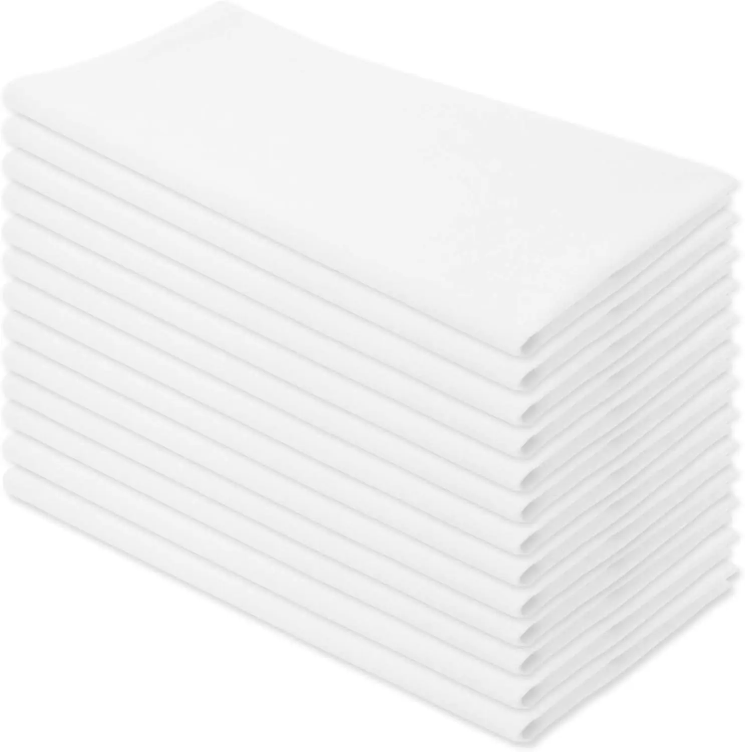 

Premium Cotton Dish Towels Set of 13, 27x27 Inch, Thick & Absorbent for Kitchen Drying and Embroidery