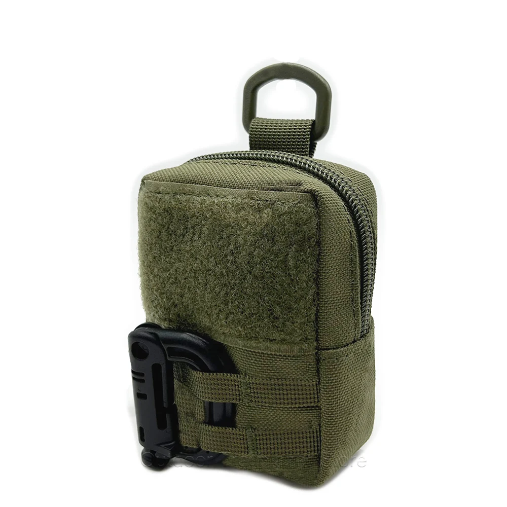 Taktische Mini-MOLLE-Tasche, kompakte Mehrzweck-EDC-Batterie-Zigarettenetui-Kartenhalter-Gürteltasche für Jagd, Trekking, Laufen, Camping – Detail 5
