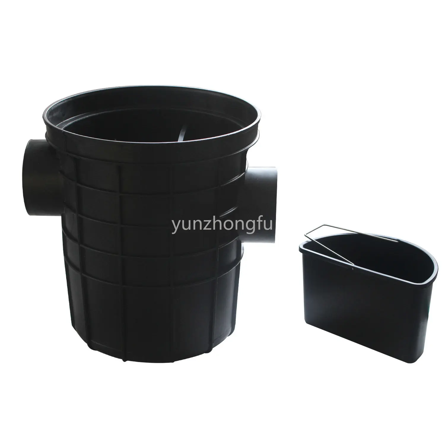 seperator black plastic Grease trap kitchen interceptor wastewater treatment factory restaurant wastewater tool oil wastewater