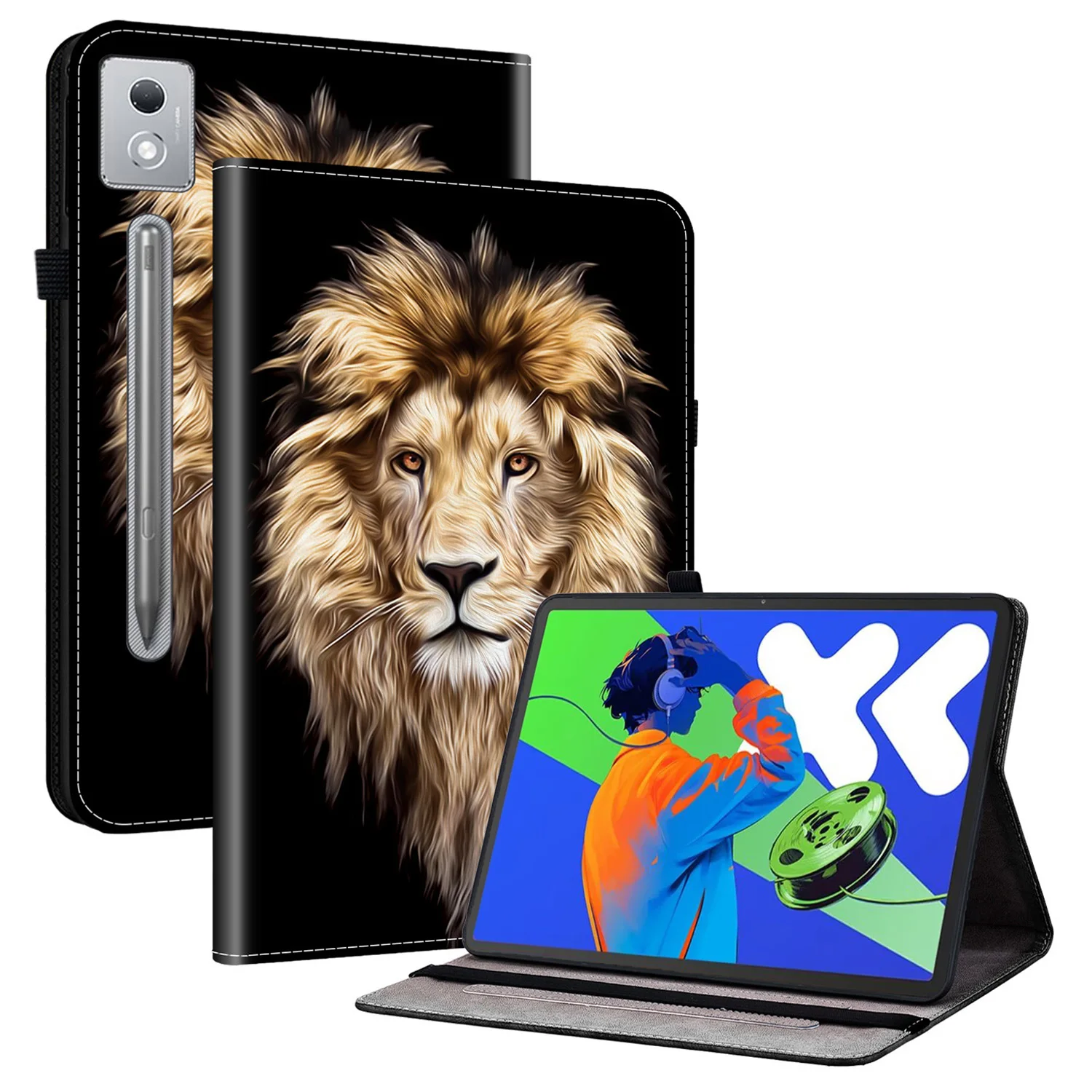 

Leather Case For Lenovo Idea Tab Pro / Tab P12 Pro 12.7 2025 / Xiaoxin Pad Pro 12.7 (2025) Pattern Printed Stand Tablet Cove