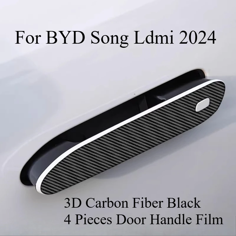 

For BYD Song Ldmi 2024 Door Handle Scratch-proof Sticker Door Car Supplies Modified Parts To Decorate The Car Accessories