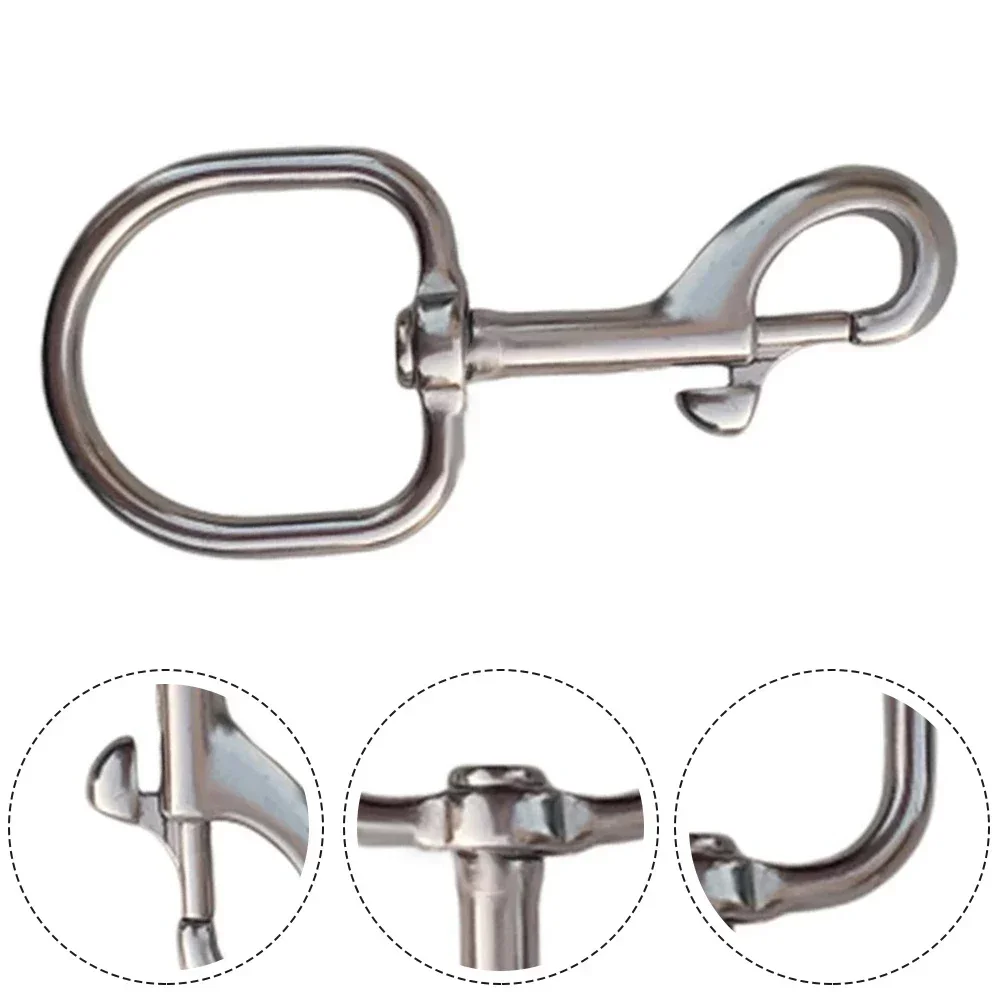 

SPORTFUNSF Clasps Hook Swivel 103*45mm 316 Stainless Steel About 48g Bolt Diving For Hook Keyring Scuba Snap Durable Newest