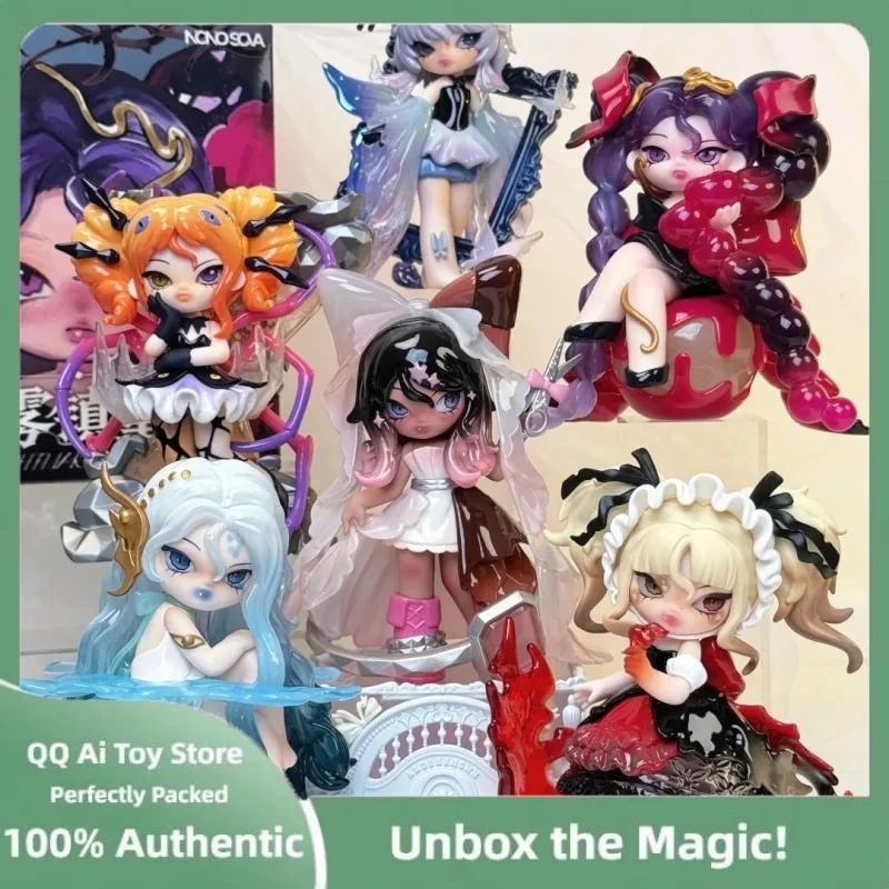 

Новая оригинальная серия Nono Sova Nightmare Lullaby, слепая коробка, игрушка, туманный город, детские римские украшения, загадочная коробка, подарки на Хэллоуин