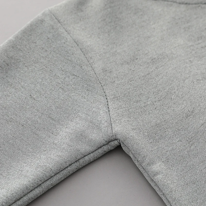 2-teiliges Kleinkind-Outfit-Set mit Langarm-Oberteil und Herzförmigem Schriftzug, Rundhals-Design, Bequemes Zweiteiler-Geschenkset für die Kleinsten – Detail 4