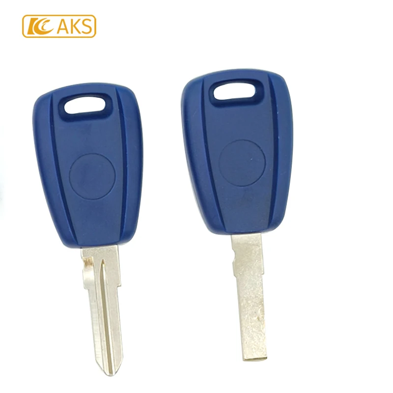 AutokeySupply AKFTS209 SIP22/G15 1 Button Blue Remote Car Key Cover Transponder Shell For Fiat