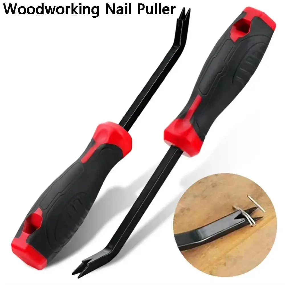 

8 Inch Woodworking Nail Puller Screwdriver V-Shaped Nail Puller Pry Tool Chrome-vanadium Steel Multipurpose Tack Puller