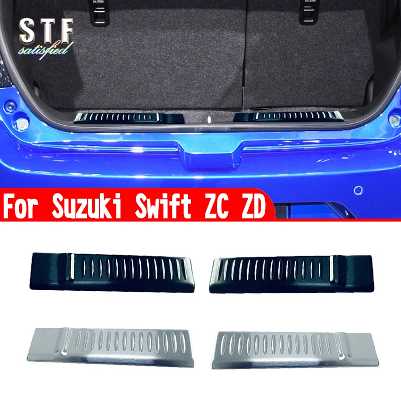 

For Suzuki Swift ZC ZD 2024 2025 Car Accessories Interior Rear Bumper Sill Protector Molding Decoration Stickers