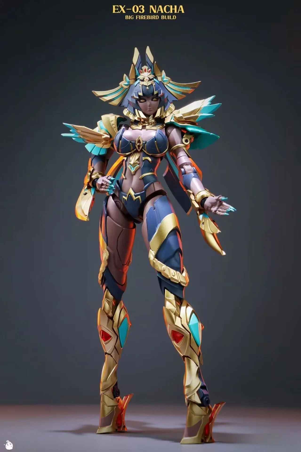 In Voorraad Grote Firebird Model Transformatie 1/12 Wu Ji Ji Ex03 Nakeya Egyptische Fan Moeder Pop Handgemaakte Speelgoed Gift Collection