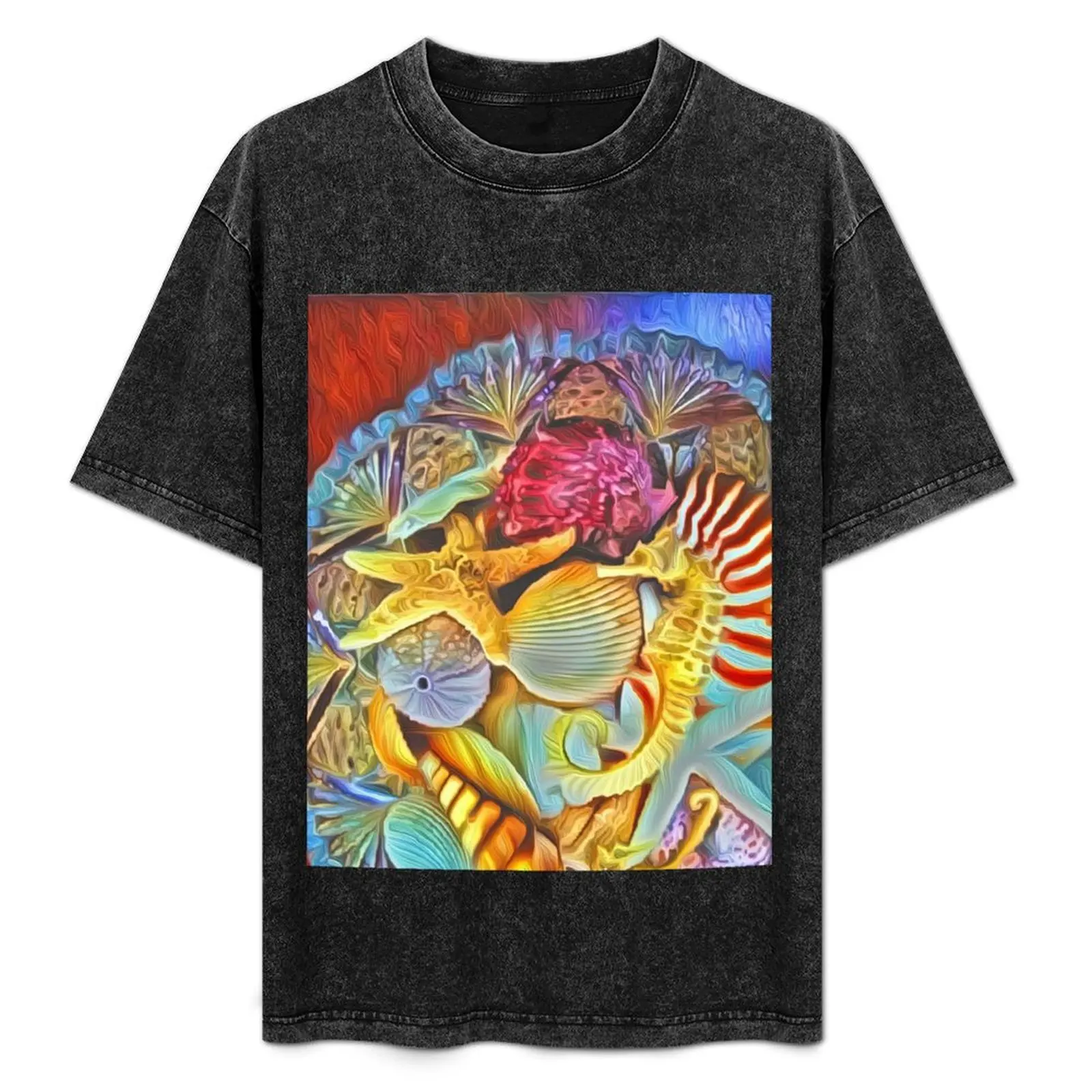 

Bowl of Shells T-Shirt man t shirt cotton high quality t shirts designer T-Shirt