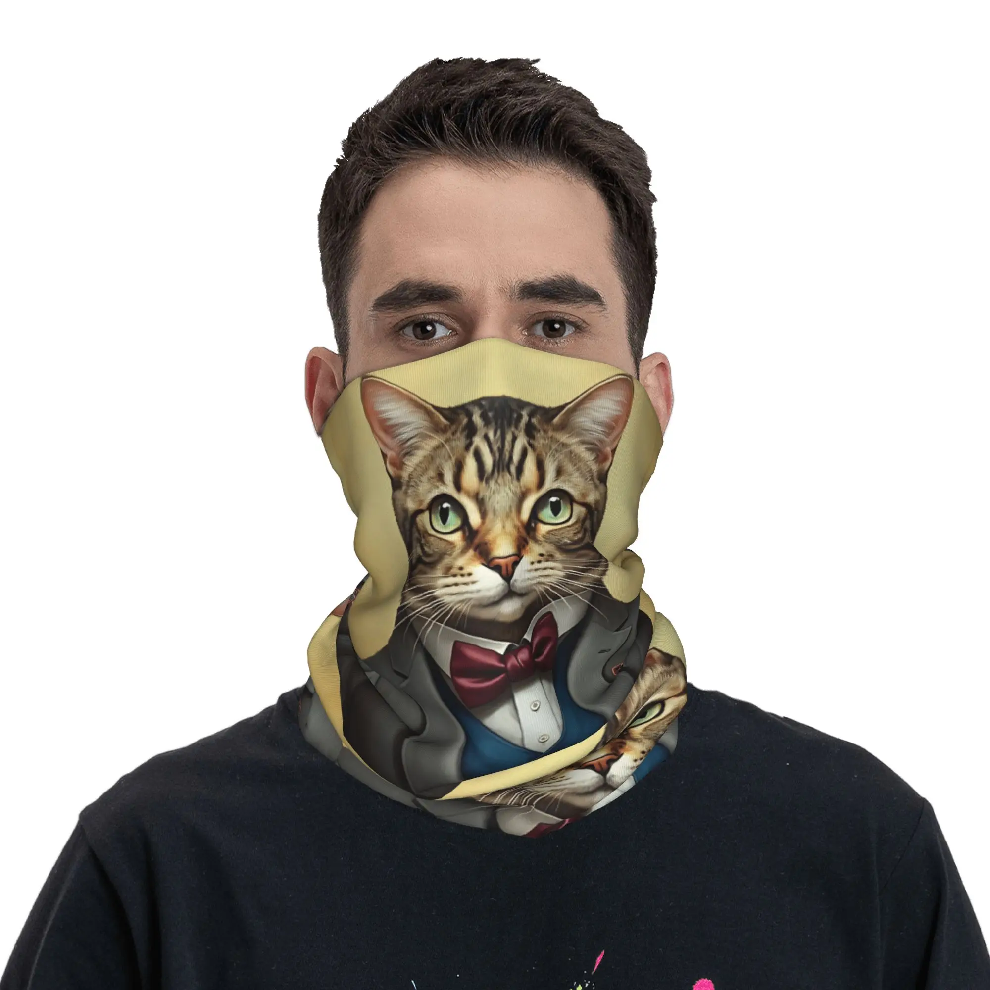 

The Dapper Animals Bandana Neck Cover Printed Mask Scarf Warm Cycling Scarf Running Unisex Adult Washable