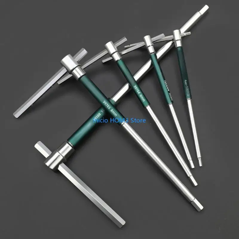 A5YD 새로운 연장 T 자형 헥스 렌치 Torx Wrench 내부 스패너 2.5/3/4/5/6/8/10mm 핸드 수리 도구를위한 핸드 수리 도구