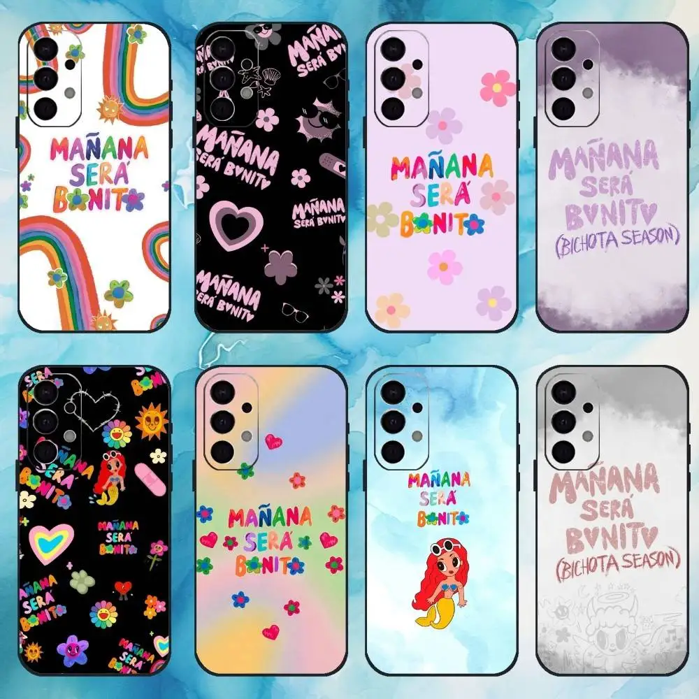 

Karol G Manana Sera Bonito Phone Case For Samsung Galaxy A73,A72,A71,A70,A53,A52,A51,Others Soft Black Cover