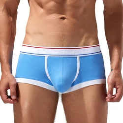 New BRAND SEOBEAN Mens Low Rise  Cotton Sexy Boxer Trunk Underwear