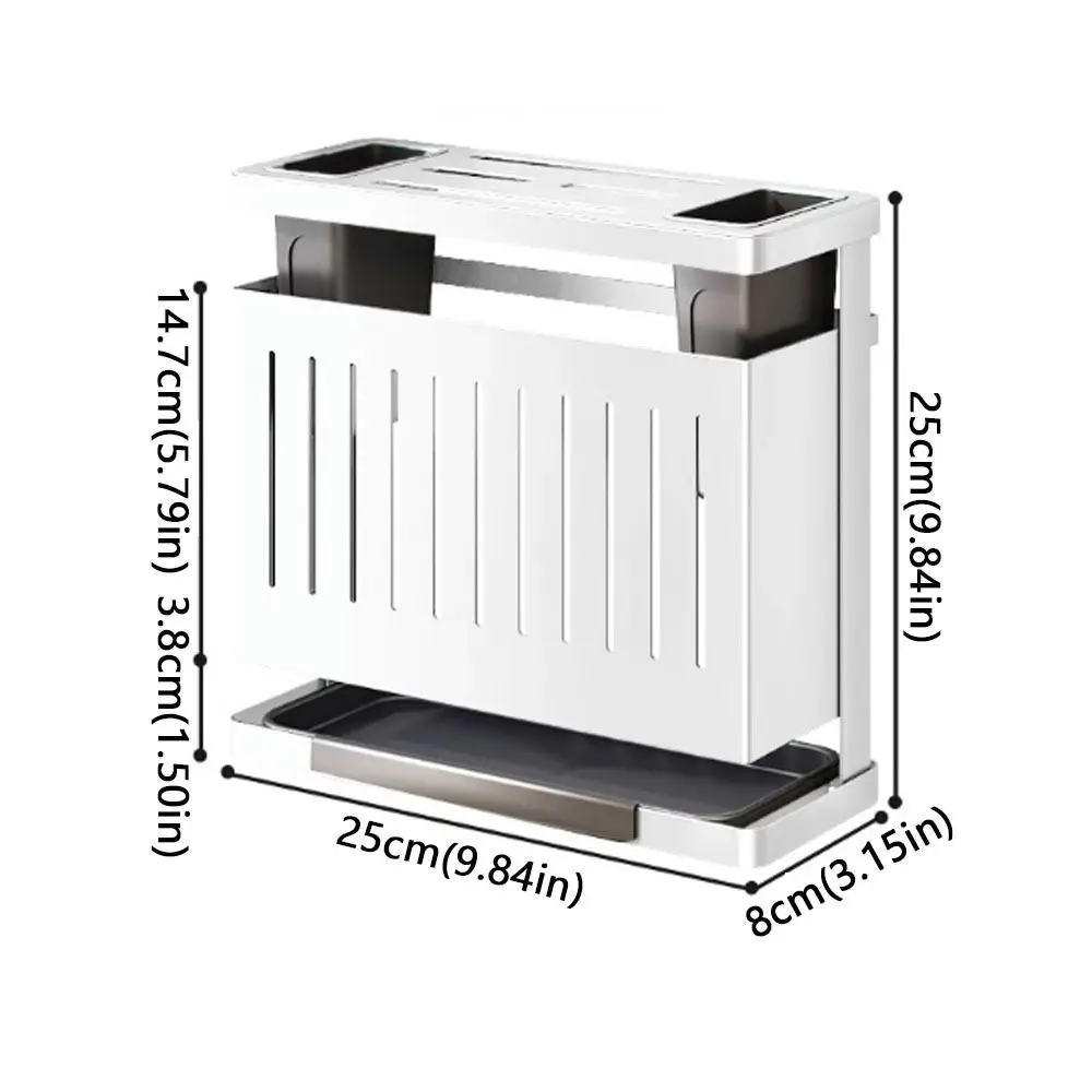 

Кухонная полка для хранения из углеродистой стали, съемный кухонный органайзер с несколькими кронштейнами, компактный встроенный держатель для палочек для еды