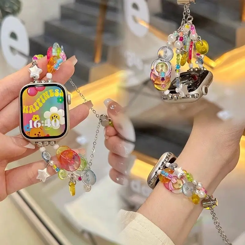 

Ремешок с кнопкой Dopamine, совместимый с 38/40/41/42/44/45/46/49 мм, совместимый с ремешком Apple Watch Ultra/Se10/9/8/7/6/5/4/3/2/1