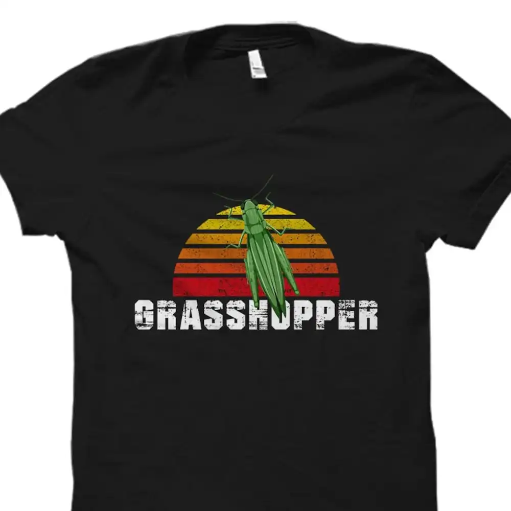 Grasshopper T Shirt Insect Bug Nature Entomology Science