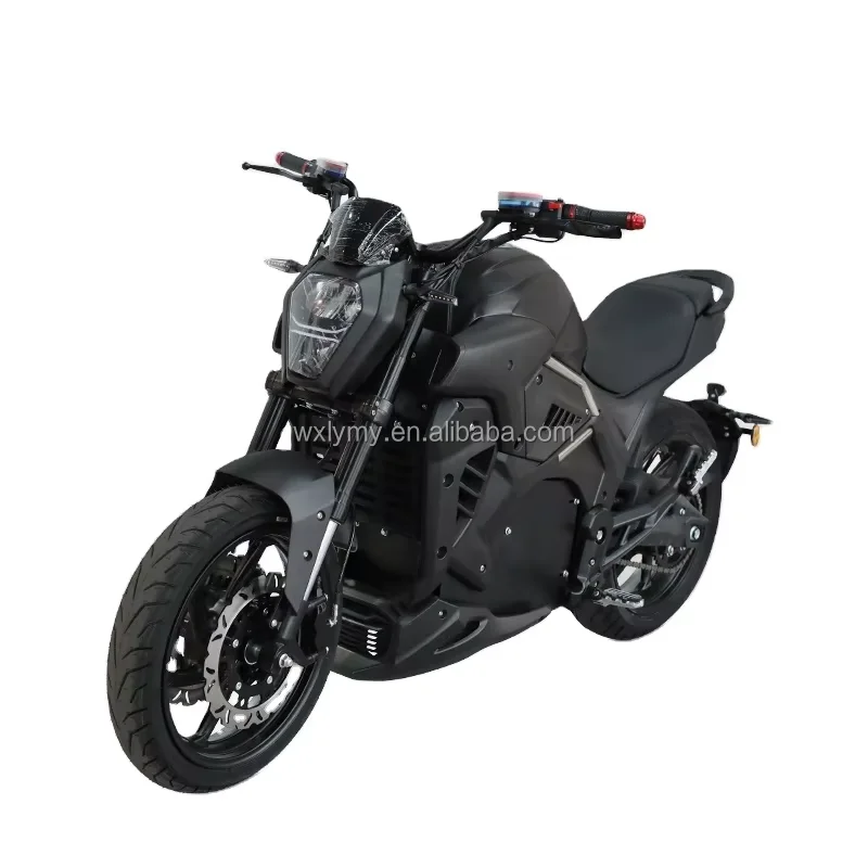 ZUIMI LANYANG Diavel Chain Electric Vintage Motorcycle 72V Lithium Battery 4000W 8000W 130KM/H