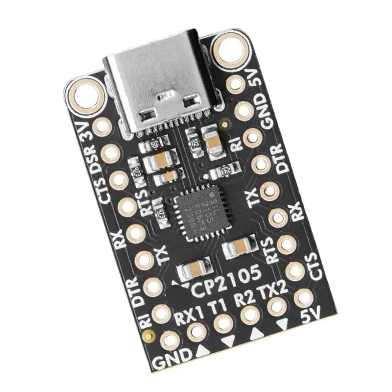 HOT!A72T CP2105 6065 Dual UART Friend USB To Serial Communication Module For Arduino/Raspberry Pi Projects