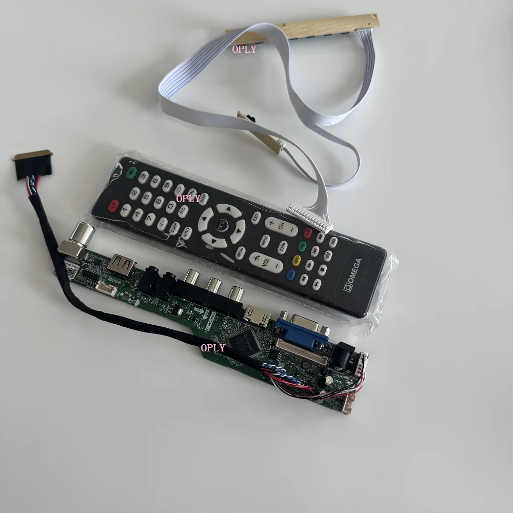 

For AUO B173RW01 B173RW01 V0 B173RW01 V3 1600X900 17.3" HDMI-compatible TV Controller board kit RF USB AV VGA Screen monitor