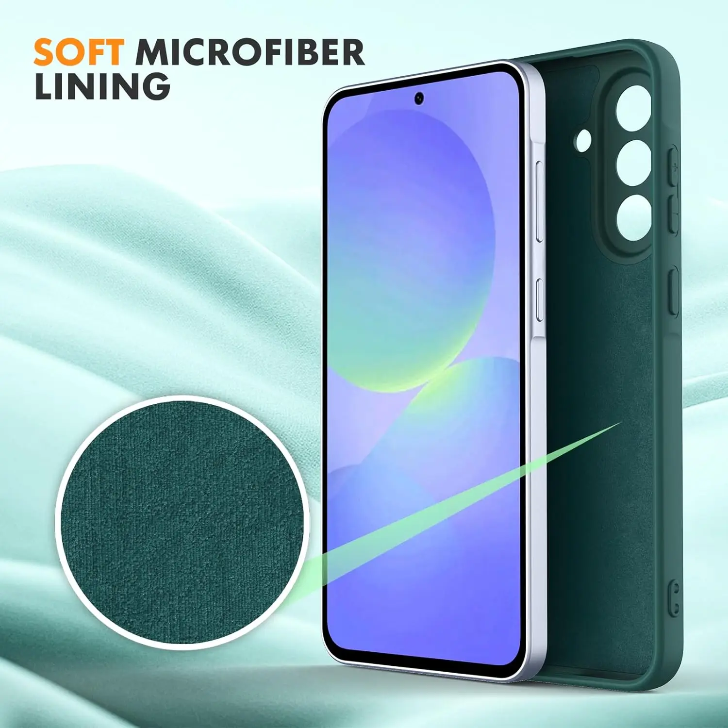 Original Liquid Silicone Case For Samsung Galaxy A56 A55 A35 A34 A54 A15 A53 A73 A23 A32 A52 A16 A26 A36 4G 5G Full Cover Soft - náhled 5