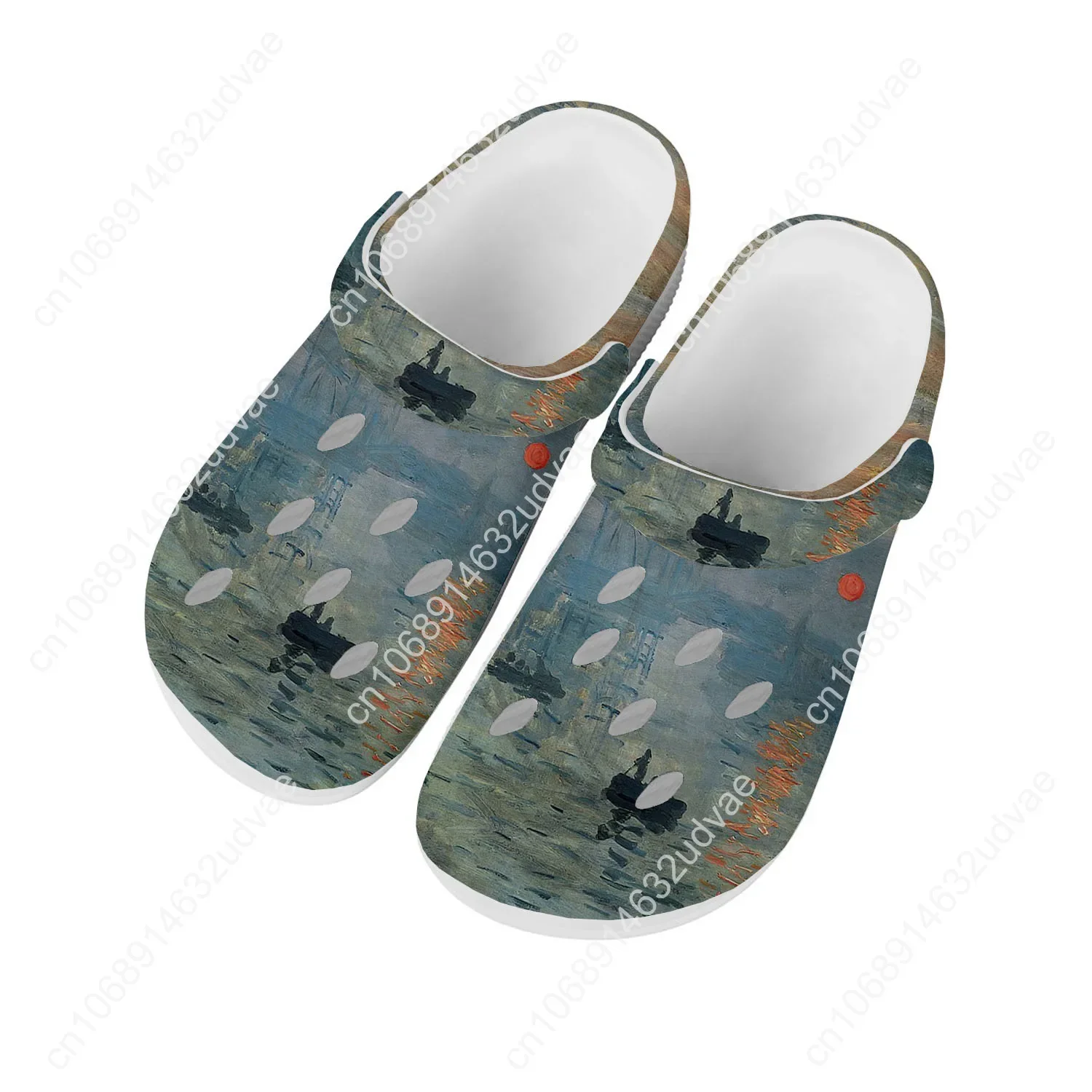 

Claude Monet Sandals Men Women Teenager Fashion Water Shoes High Quality Garden Breathable Comfort Beach Custom Slippers