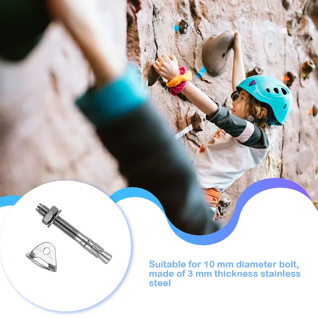 Rock Climbing Piton Safety Durable Nails Hanging Sheet Tools Supply Mountings 316Stainless Steel Climb Outdoor